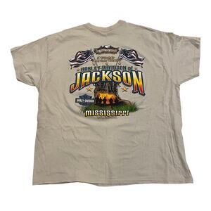 Harley-Davidson Tribute Veterans Mississippi Graphic T-Shirt Size XL | Biker Tee